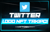 ⭐[GARANTİLİ] TWİTTER 1.000 NFT TAKİPÇİ⭐