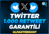 ⭐[GARANTİLİ] TWİTTER 1000 RETWEET⭐