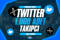 ⭐[GARANTİLİ] Twitter 1.000 Takipçi ⭐