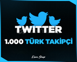 ⭐[GARANTİLİ] TWİTTER 1000 TÜRK TAKİPÇİ⭐