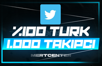 ⭐[GARANTİLİ] TWİTTER 1.000 TÜRK TAKİPÇİ⭐