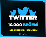 ⭐(GARANTİLİ) TWİTTER 10.000 BEĞENİ⭐