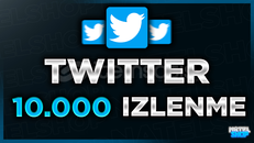 ⭐[GARANTİLİ] TWITTER 10.000 GERÇEK İZLENME