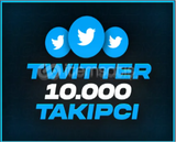 (GARANTİLİ) Twitter 10.000 Gerçek Takipçi