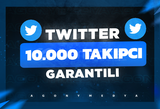 (GARANTİLİ) Twitter 10.000 Gerçek Takipçi