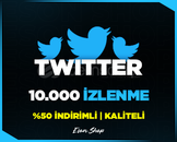 ⭐(GARANTİLİ) TWİTTER 10.000 İZLENME⭐