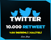 ⭐(GARANTİLİ) TWİTTER 10.000 RETWEET⭐