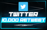 ⭐[GARANTİLİ] TWİTTER 10.000 RETWEET⭐