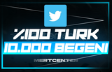 ⭐[GARANTİLİ] TWİTTER 10.000 TÜRK BEĞENİ⭐