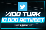 ⭐[GARANTİLİ] TWİTTER 10.000 TÜRK RETWEET⭐