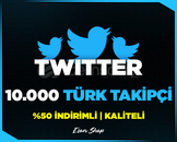⭐(GARANTİLİ) TWİTTER 10.000 TÜRK TAKİPÇİ⭐