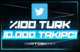 ⭐[GARANTİLİ] TWİTTER 10.000 TÜRK TAKİPÇİ⭐