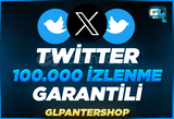 ⭐[GARANTİLİ] TWİTTER 100000 İZLENME⭐