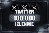 [GARANTİLİ] Twitter 100.000 İzlenme