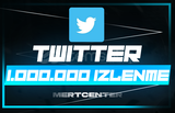⭐[GARANTİLİ] TWİTTER 1.000.000 GERÇEK İZLENME⭐
