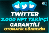 [GARANTİLİ] TWİTTER 2.000 NFT-Crypto Takipçi