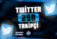 ⭐[GARANTİLİ]Twitter 250 takipçi