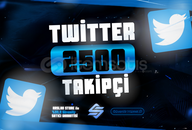 ⭐[GARANTİLİ]Twitter 2500 takipçi