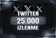 [GARANTİLİ] Twitter 25.000 İzlenme
