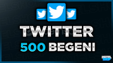 ⭐[GARANTİLİ] TWITTER 500 BEĞENİ