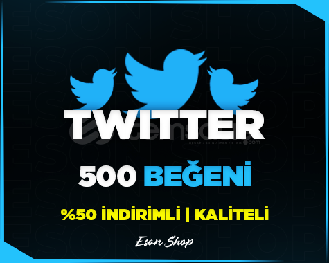 ⭐(GARANTİLİ) TWİTTER 500 BEĞENİ⭐ ⭐(GARANTİLİ) TWİTTER 500 BEĞENİ⭐