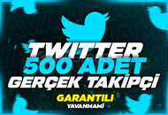 [Garantili] Twitter 500 Gerçek Takipçi 