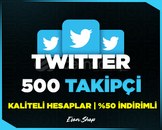⭐(GARANTİLİ) TWİTTER 500 GERÇEK TAKİPÇİ⭐