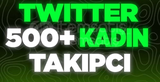 ⭐ Garantili Twitter 500 Kadın Takipçi! ⭐