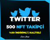 ⭐(GARANTİLİ) TWİTTER 500 NFT TAKİPÇİ⭐