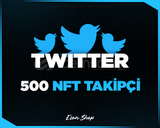 ⭐[GARANTİLİ] TWİTTER 500 NFT TAKİPÇİ⭐