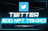 ⭐[GARANTİLİ] TWİTTER 500 NFT TAKİPÇİ⭐