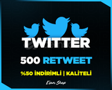 ⭐(GARANTİLİ) TWİTTER 500 RETWEET⭐