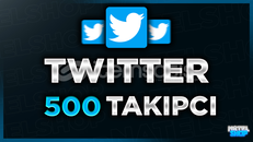⭐[GARANTİLİ] TWITTER 500 TAKİPÇİ⭐