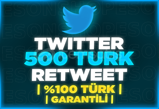 ⭐(GARANTİLİ) TWİTTER 500 TÜRK RETWEET⭐ ⭐(GARANTİLİ) TWİTTER 500 TÜRK RETWEET⭐
