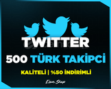 ⭐(GARANTİLİ) TWİTTER 500 TÜRK TAKİPÇİ⭐