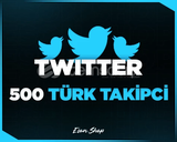 ⭐[GARANTİLİ] TWİTTER 500 TÜRK TAKİPÇİ⭐