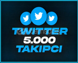 (GARANTİLİ) Twitter 5000 Gerçek Takipçi