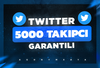 (GARANTİLİ) Twitter 5000 Gerçek Takipçi