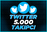 (GARANTİLİ) Twitter 5000 Gerçek Takipçi | HIZLI