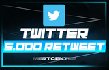 ⭐[GARANTİLİ] TWİTTER 5.000 RETWEET⭐