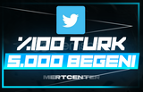 ⭐[GARANTİLİ] TWİTTER 5.000 TÜRK BEĞENİ⭐