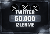 [GARANTİLİ] Twitter 50.000 İzlenme