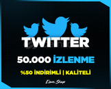 ⭐(GARANTİLİ) TWİTTER 50.000 İZLENME⭐
