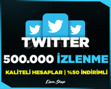 ⭐(GARANTİLİ) TWİTTER 500.000 İZLENME⭐