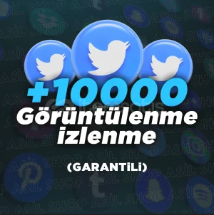 (GARANTİLİ) TWİTTER KALİTELİ 100.000 İZLENME (GARANTİLİ) TWİTTER KALİTELİ 100.000 İZLENME
