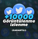 (GARANTİLİ) TWİTTER KALİTELİ 100.000 İZLENME