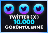 ⚡ [ GARANTİLİ ] TWİTTER ( X ) 10.000 İZLEME ⚡