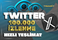 [ GARANTİLİ ] TWİTTER ( X ) 100.000 İZLEME