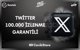 ⭐[GARANTİLİ] TWİTTER ( X ) 100.000 İZLEME⭐