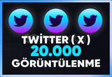 ⚡ [ GARANTİLİ ] TWİTTER ( X ) 20.000 İZLEME ⚡